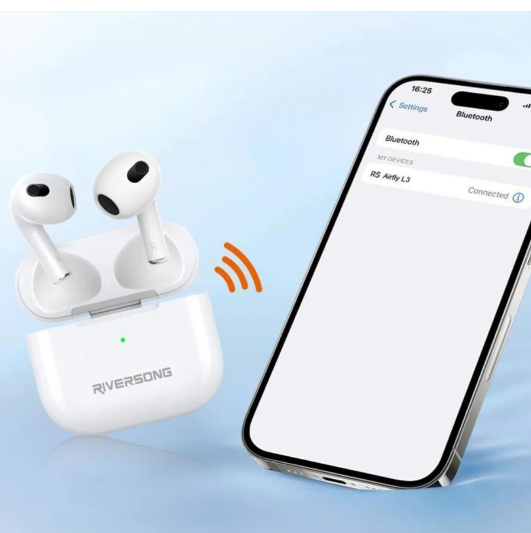 RIVERSONG Airfly L3 Earbuds | ANC/ENC Mode Touch Controler +/-
