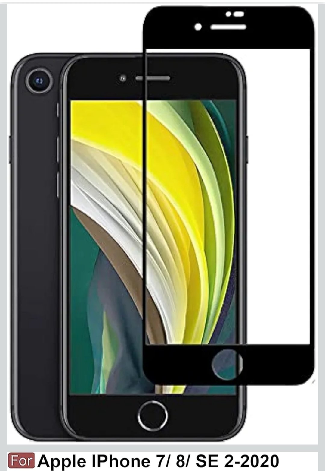 Super X Glass Tempered Super HD Quality For All Type Flat Display Model (I phone 6/ I phone 7/ I phone 8)