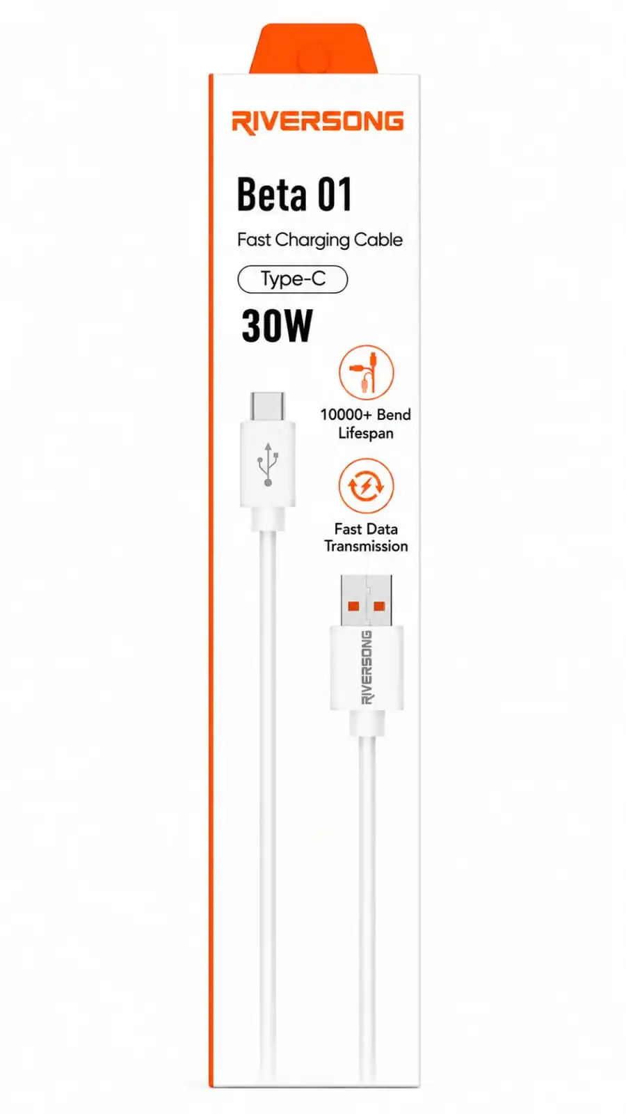 RIVERSONG BETA C USB DATA CABLE WITH WARRENTY