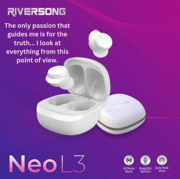 RIVERSONG NEO L3 ENC Dual mic ENC game mode 30hr sold in 51 countries