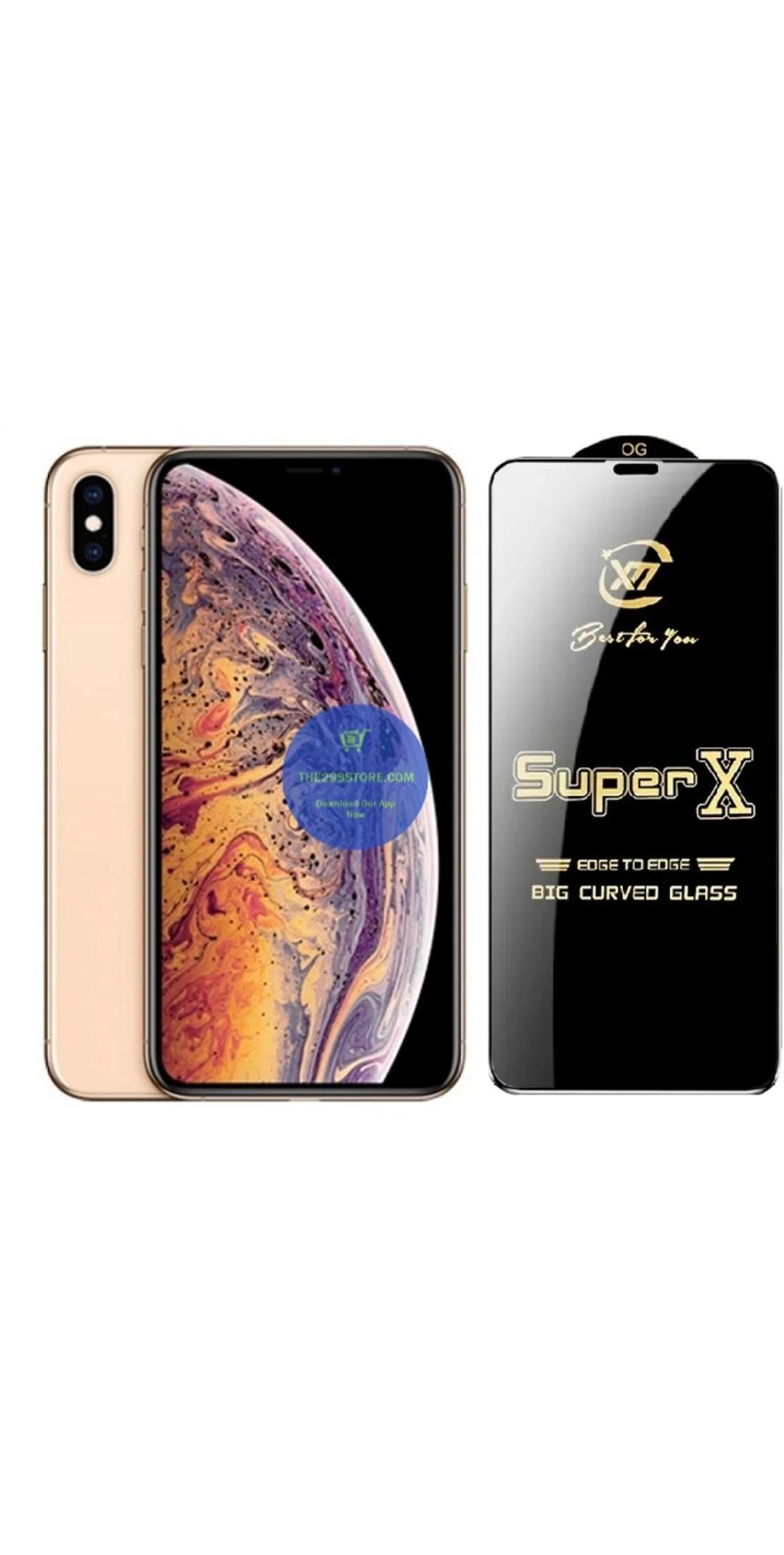 Super X Glass Tempered Super HD Quality For All Type Flat Display Model I Phone 11 pro max / xs max