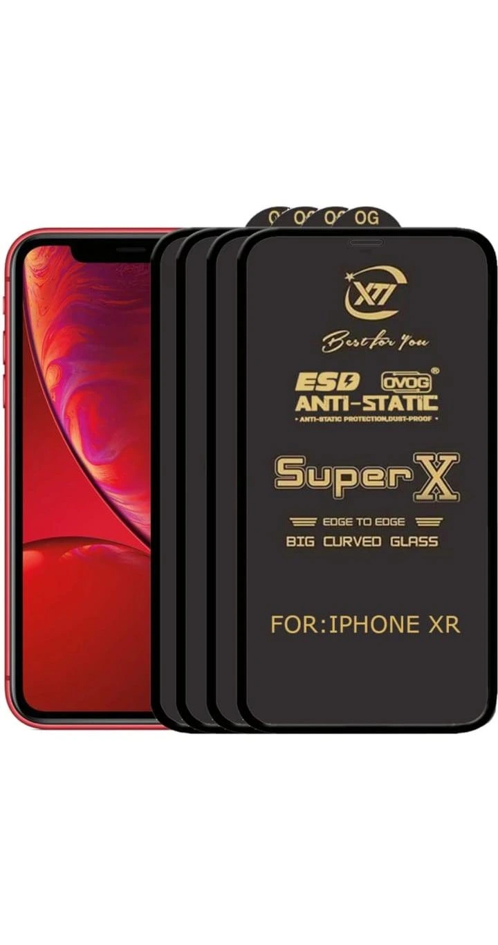 Super X Glass Tempered Super HD Quality For All Type Flat Display Model I Phone 11/ I Phone XR