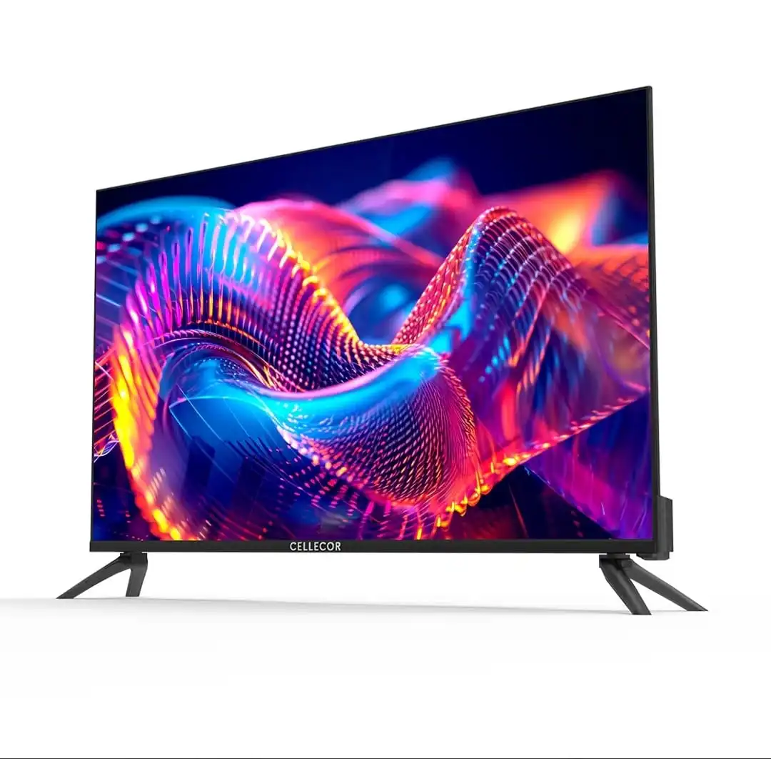 CELLECOR LED 32” FRAMELESS HD QLED TV | Bezel-Less Design SMART