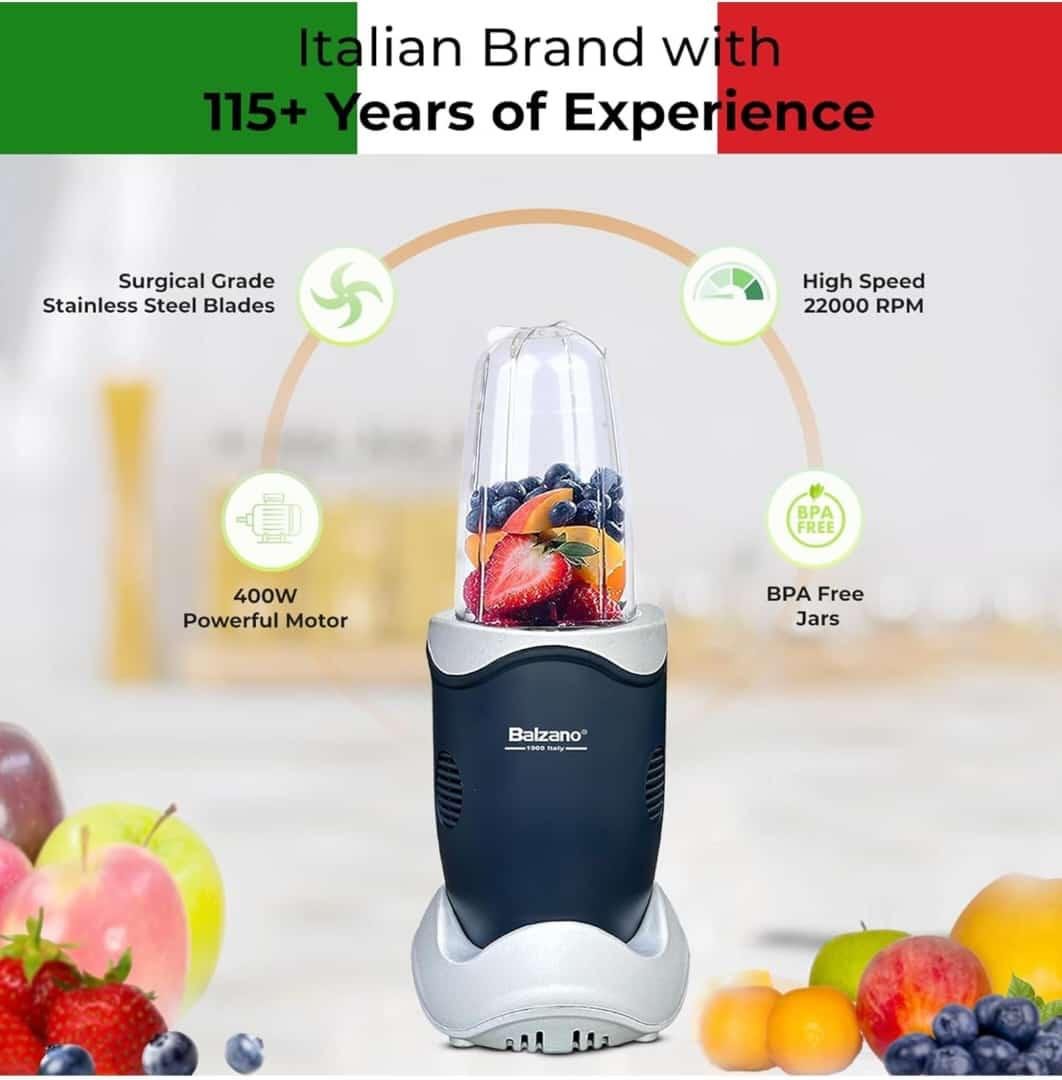 Blender Nutri Blender 1100w Mixer Grinder (EK-2305) 2 Jars Black