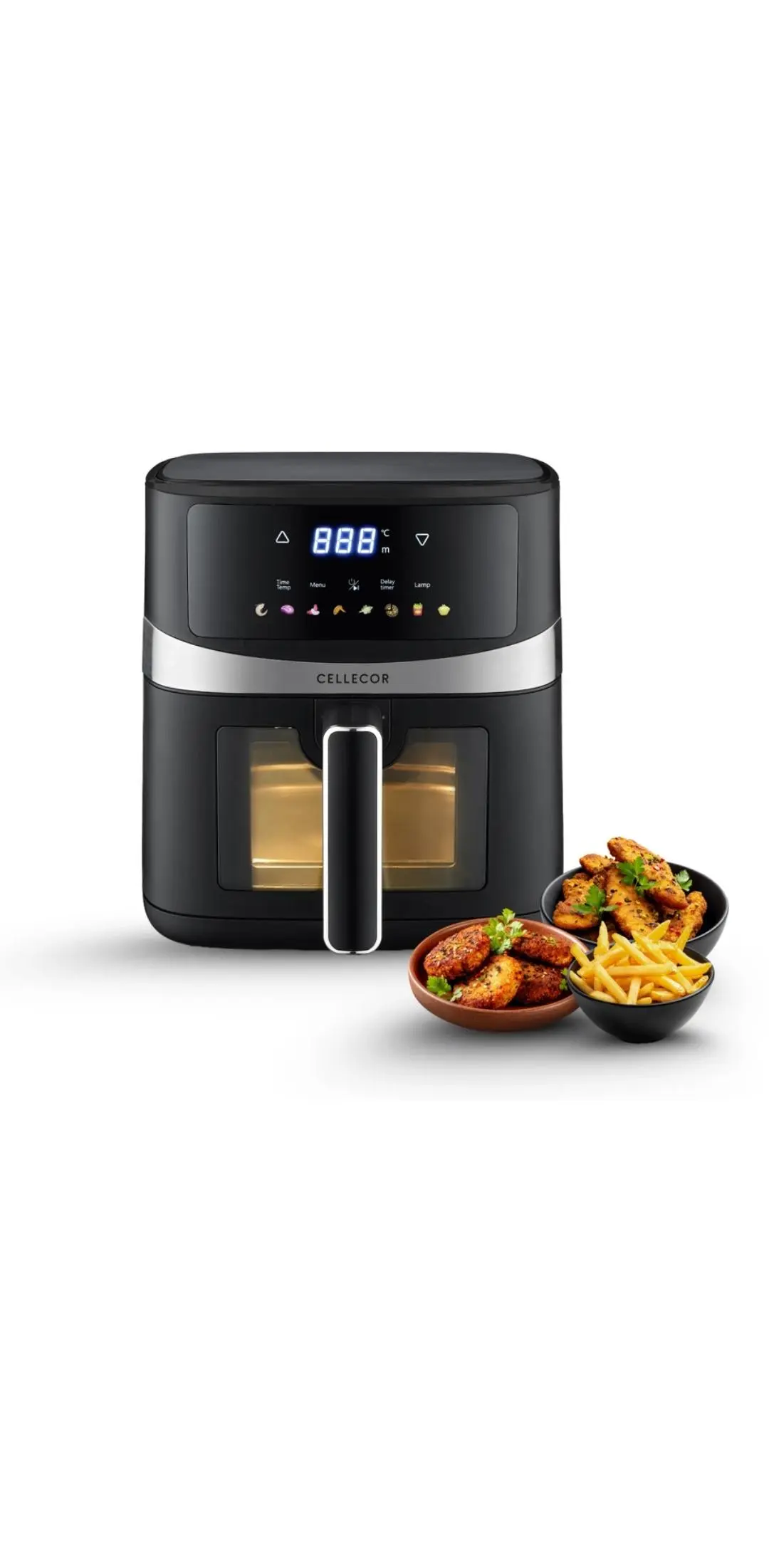 Cellecir Air Fryer CAF55 5.5L Cepacity 60 Minuts Timer 1500w