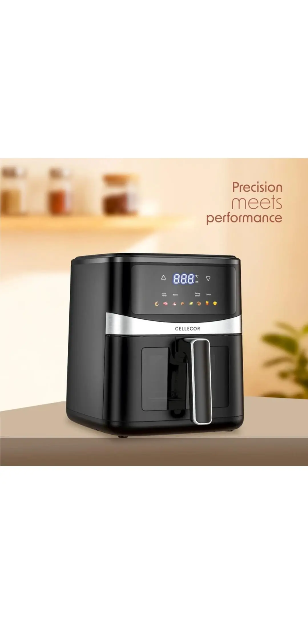 Cellecir Air Fryer CAF55 5.5L Cepacity 60 Minuts Timer 1500w
