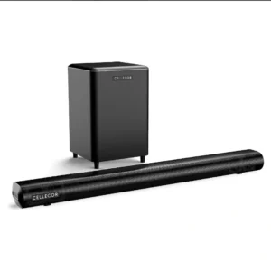 Cellecor CBS-02 Ultra Bar 2.1 Channel Soundbar with Subwoofer, 200W