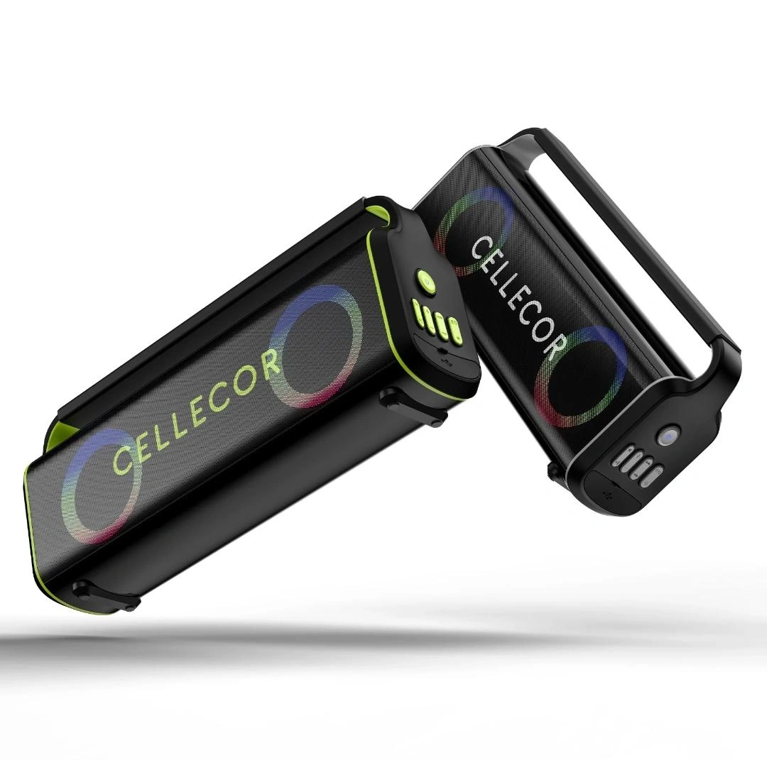 Cellecor CBS-04 Thunder Wireless Speaker with 120W RMS Output comes with 12 hours Playback Time