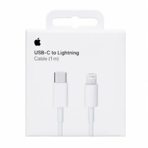 Apple Connect your device with Lightning connector to your USB-C to lightning cable (1 meter)
