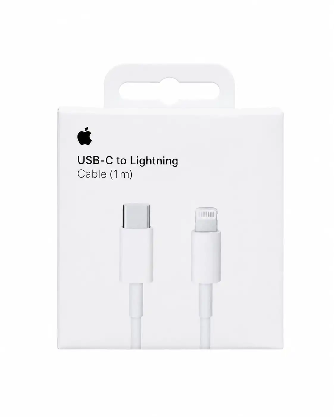 Apple Connect your device with Lightning connector to your USB-C to lightning cable (1 meter)