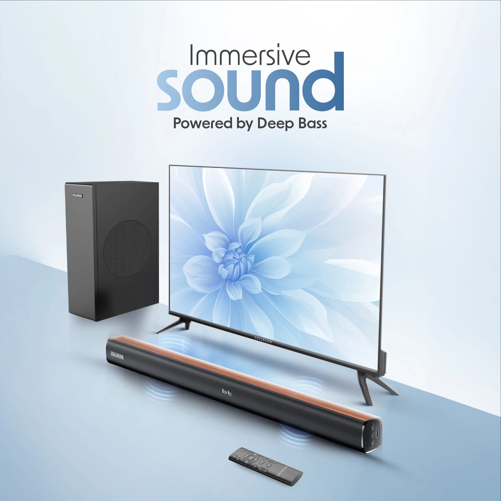 Cellecor TuneX CBS-01 PLUS 160W RMS Bluetooth Soundbar
