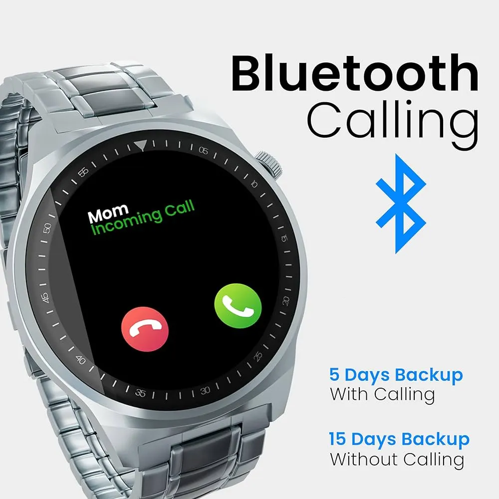 CELLECOR A7 PRO Parker 1.39" HD Display- BT Calling Smartwatch, Voice Assistant