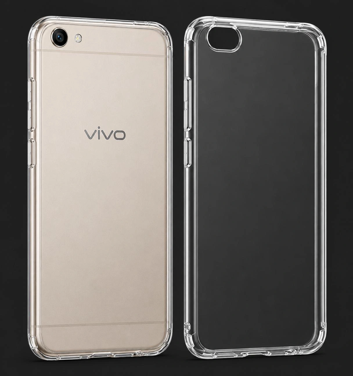 Back Cover for Vivo Y55 (Flexible|Silicone|Transparent)
