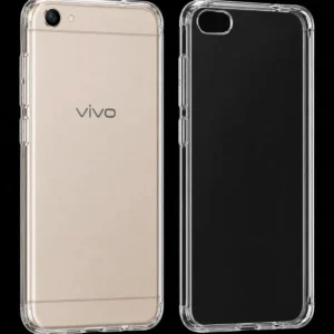 Bintage Soft Rubber Silicon Clear Back Cover Compatible Model for Vivo Y53 old- Transparent