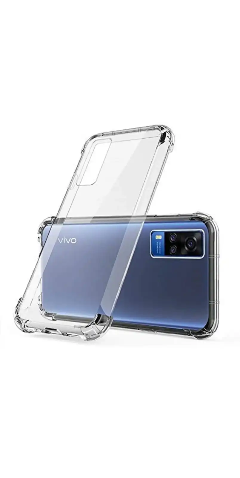 vivo y51./y31 2020 4g Transparent Back Cover for Vivo Y51(2020) - Camera Protection.