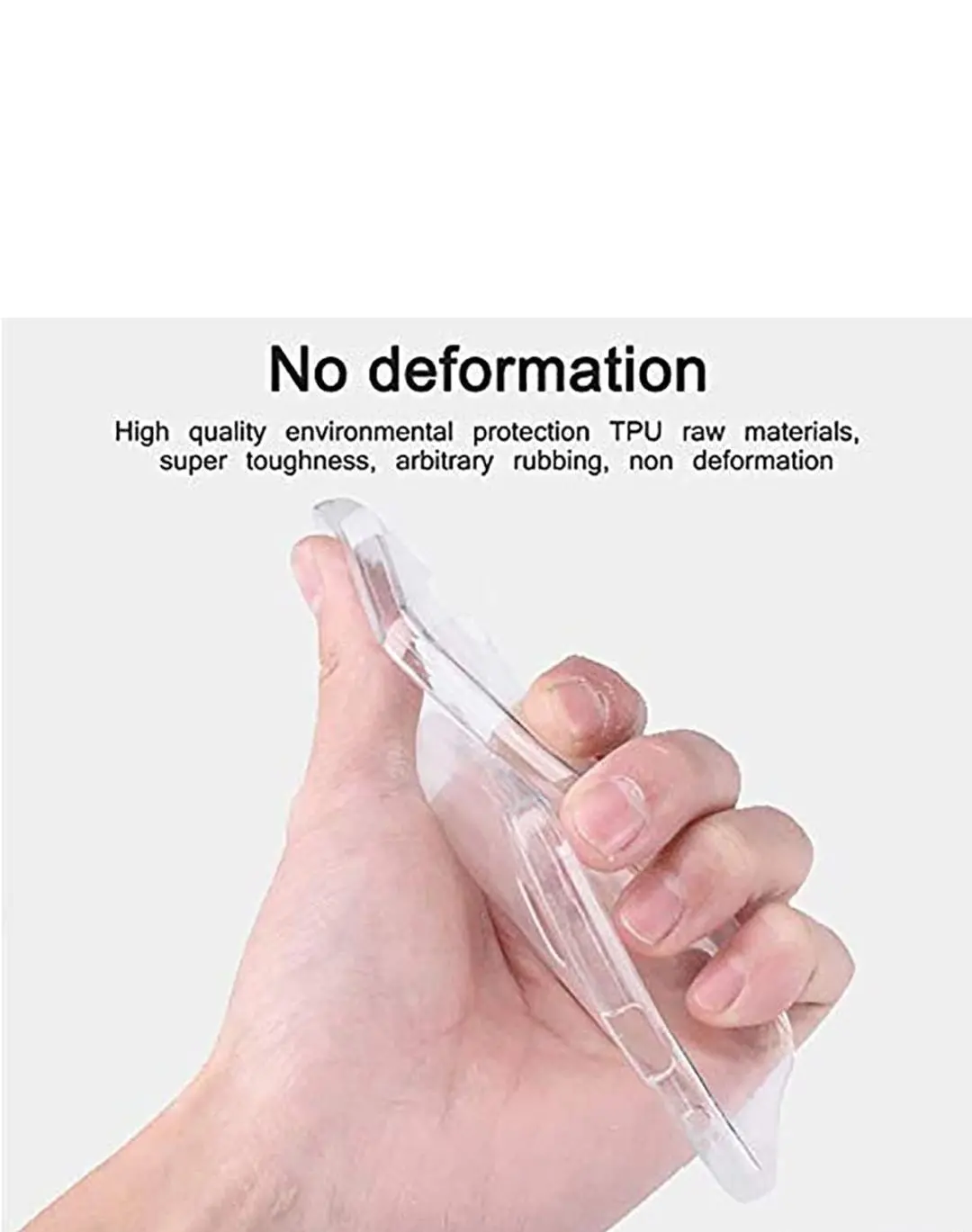Transparent Crystal Clear Back Cover for Vivo S1 Pro | Shockproof Soft TPU Case