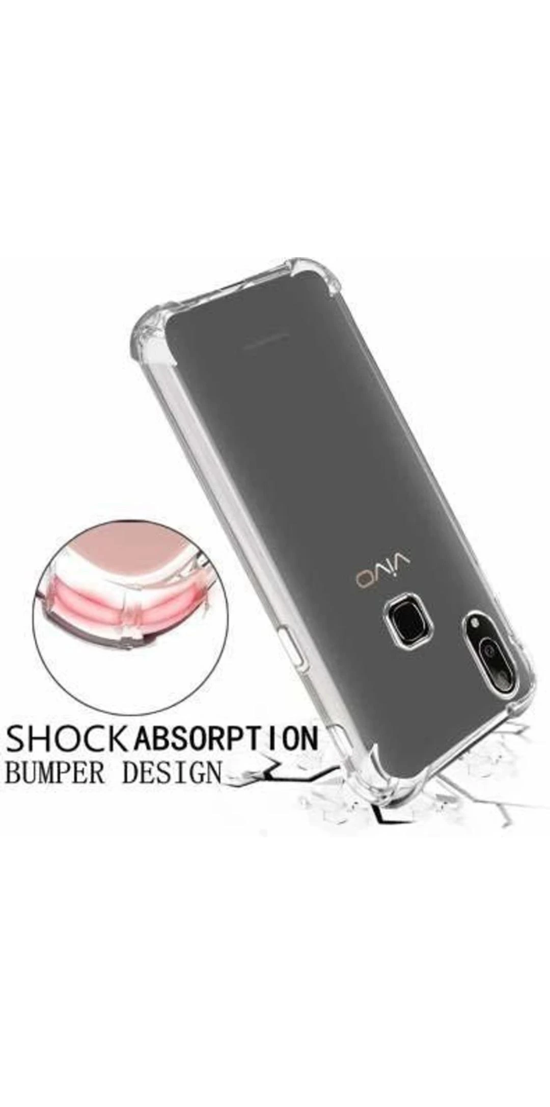 VIVO Y95 Transparent Mobile Back Case Shock Proof Design Camera Edges Protection Crystal Clear Phone Case Silicon Soft TPU and Flexible Bumper Phone Cover