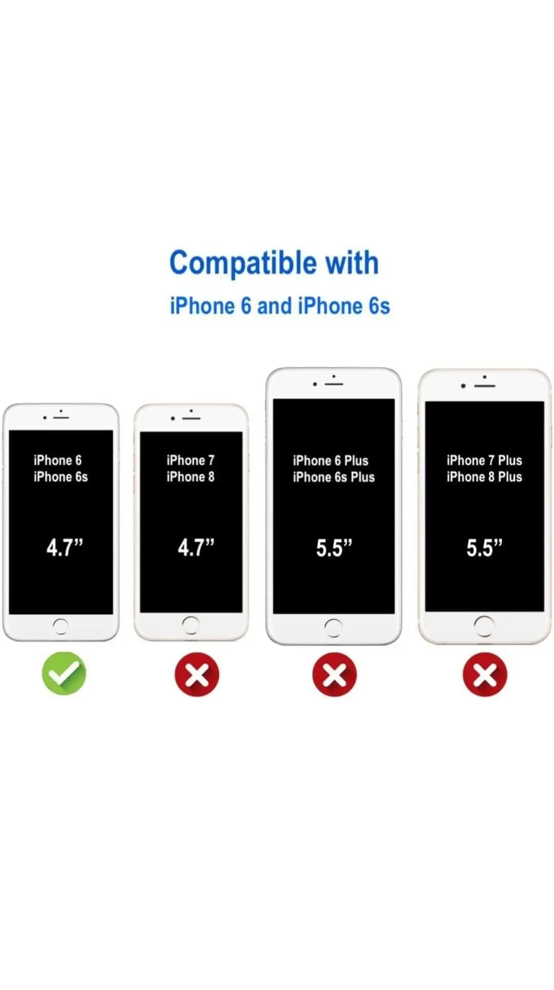 Transparant Back Cover for iPhone 6, iPhone 6s