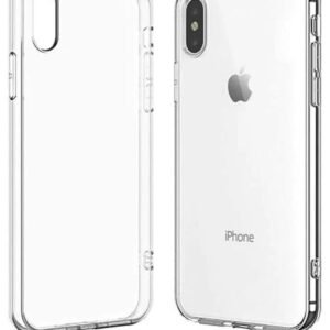 Apple iPhone X / Xs (Silicon Crystal Clear Slim PC & TPU, Soft & Shockproof Back Case, Magnetic Case), Transparent