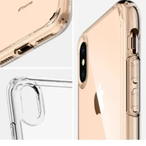 iPhone Xs Max Clear Case | Soft Flexible Slim-Fit | Full Body 360 Protection Shock Proof TPU Back Cover (Transparent)