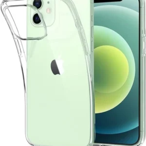 iPhone 12 Pro Clear Case | Soft Flexible Slim-Fit | Full Body 360 Protection Shock Proof TPU Back Cover (Transparent)