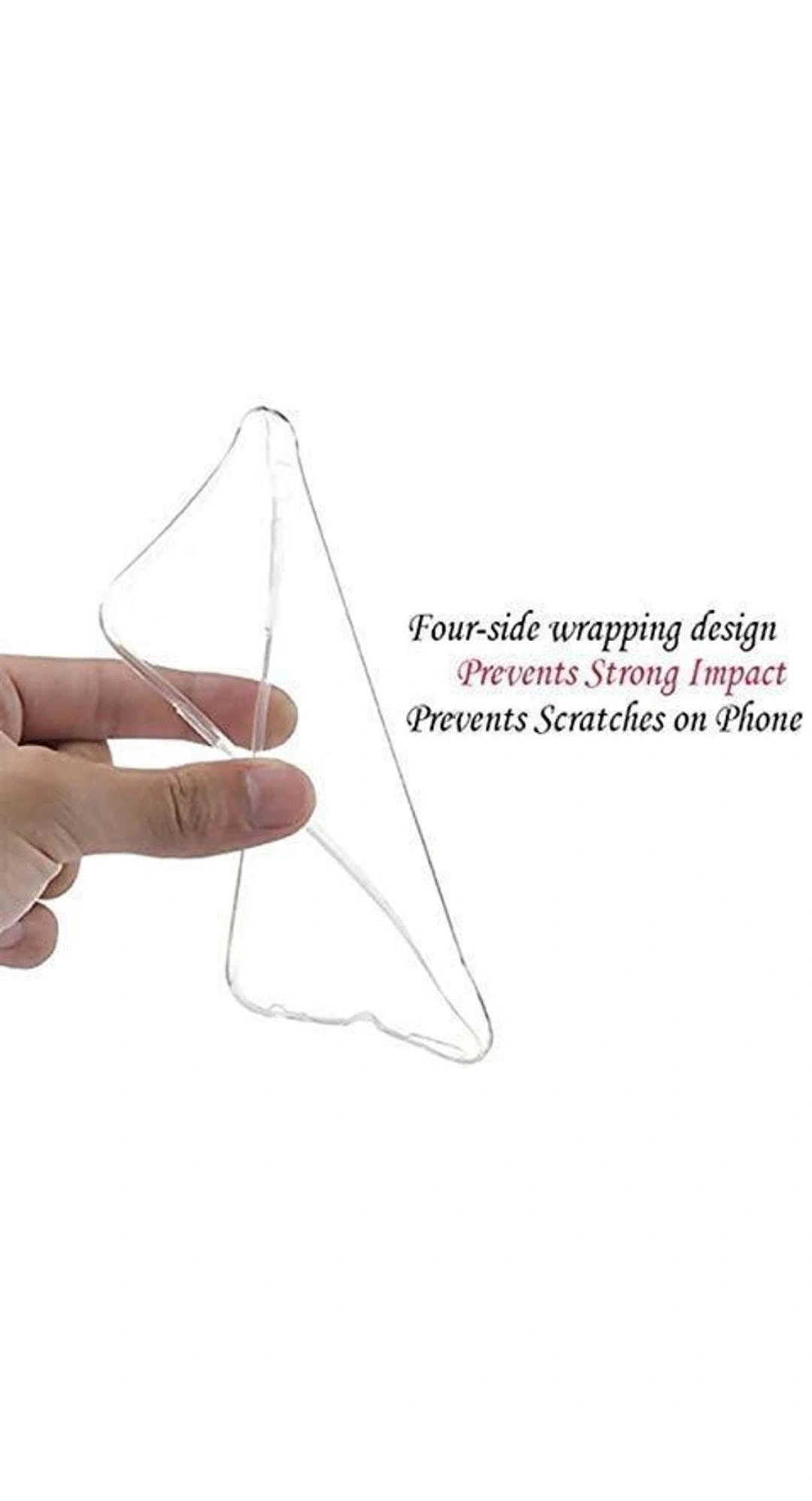 Solimo Silicone Shockproof Crystal Clear Back Cover Case for iPhone 12 Mini | 360 Degree Protection