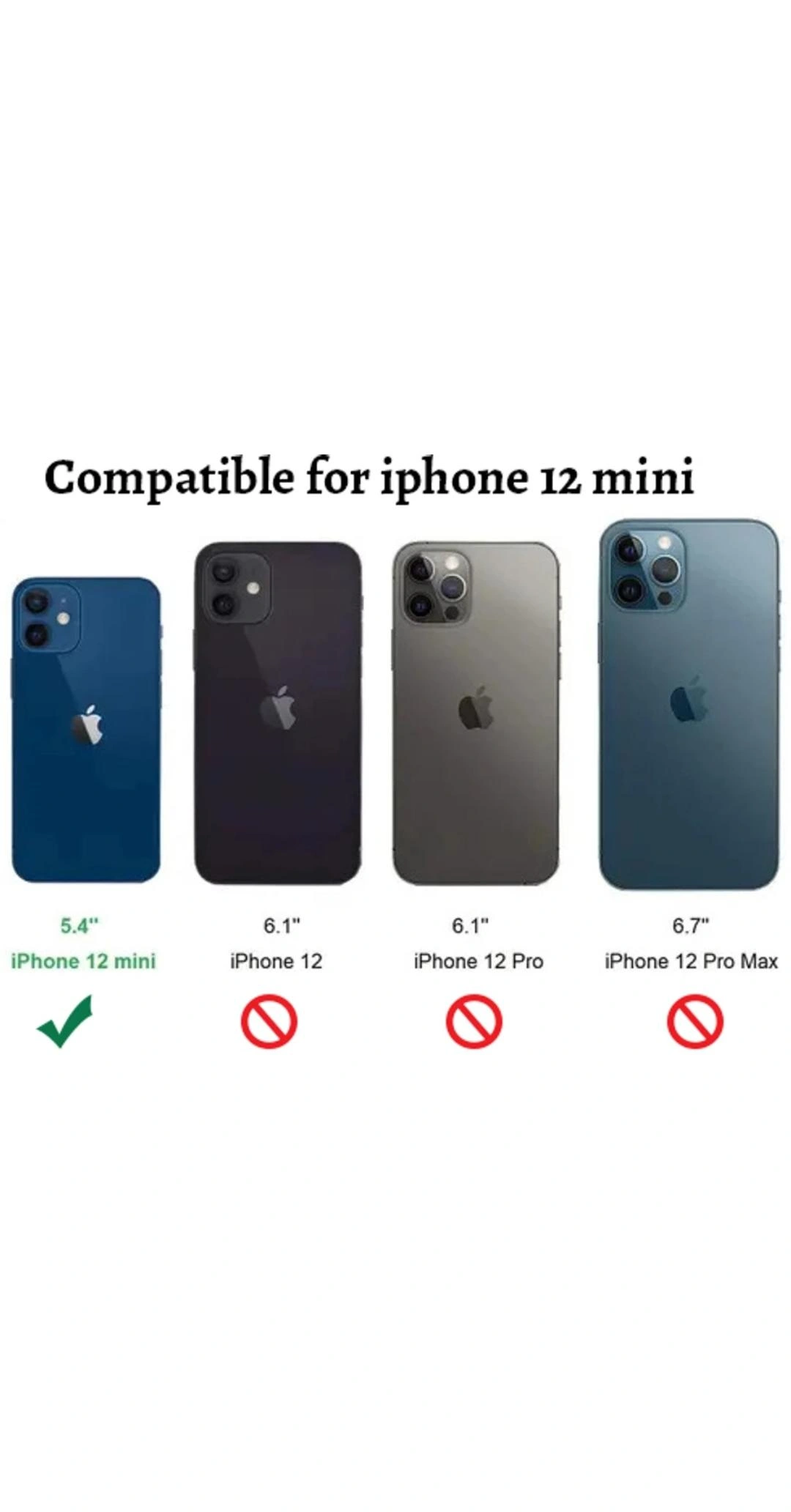 Solimo Silicone Shockproof Crystal Clear Back Cover Case for iPhone 12 Mini | 360 Degree Protection