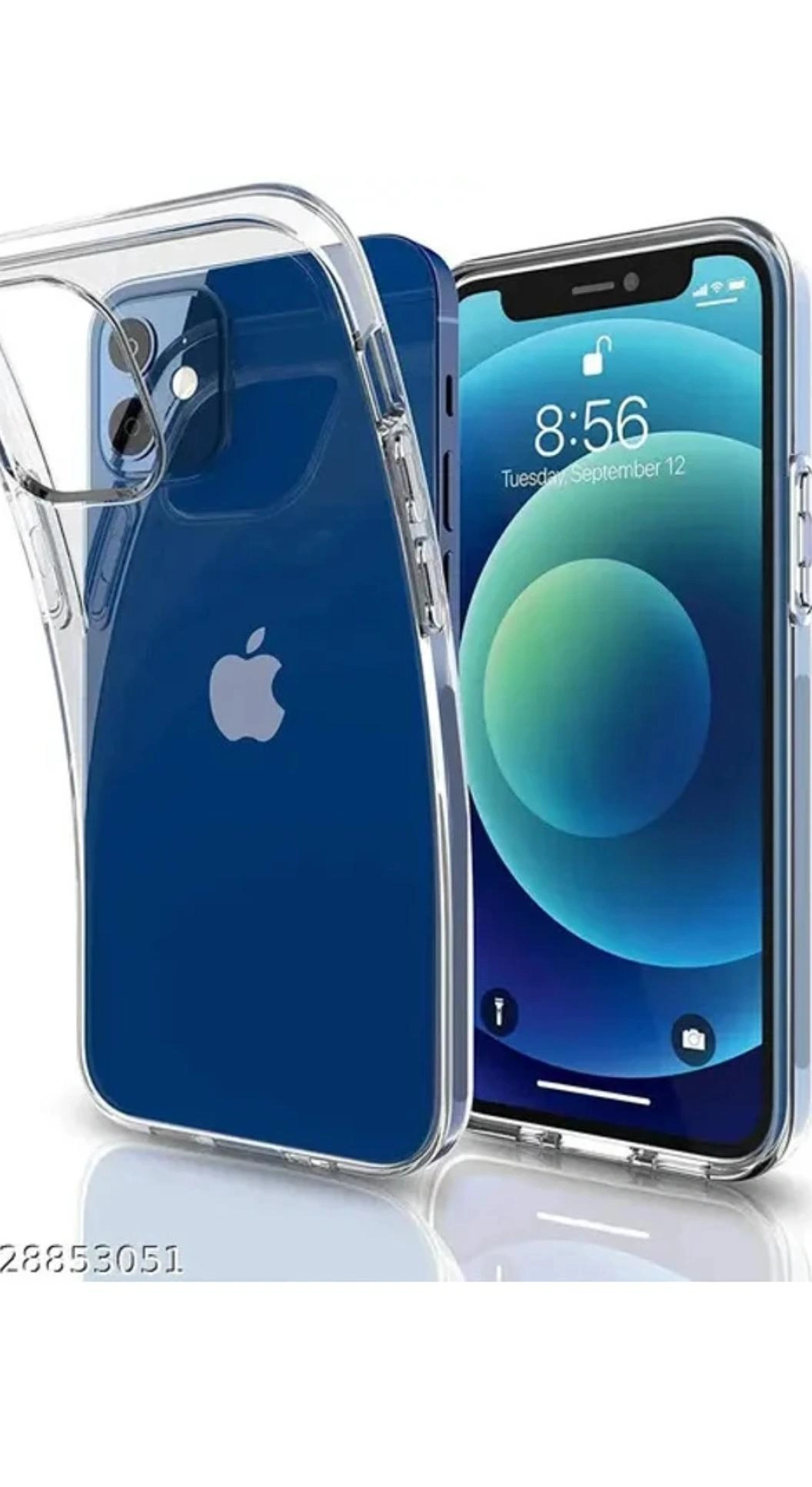 Solimo Silicone Shockproof Crystal Clear Back Cover Case for iPhone 12 Mini | 360 Degree Protection