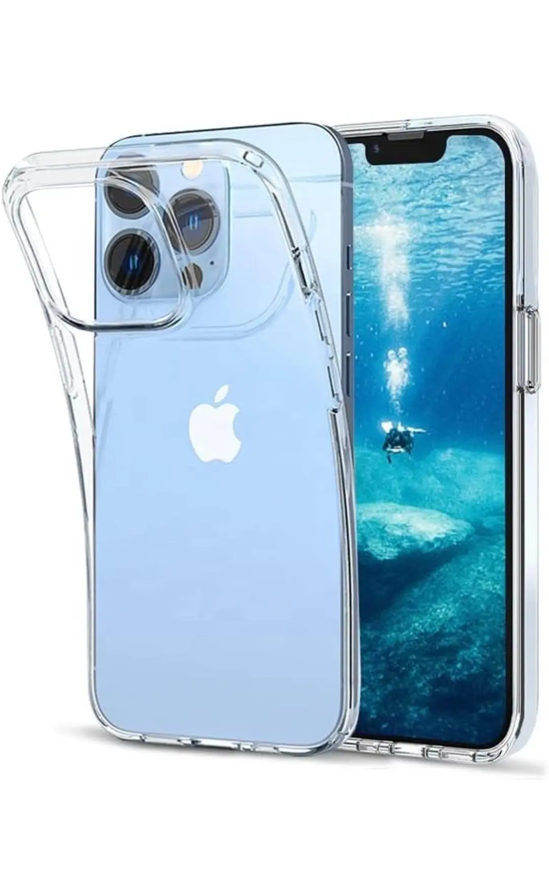 iphone 14 pro  transparant cover safe your device look smart and clear