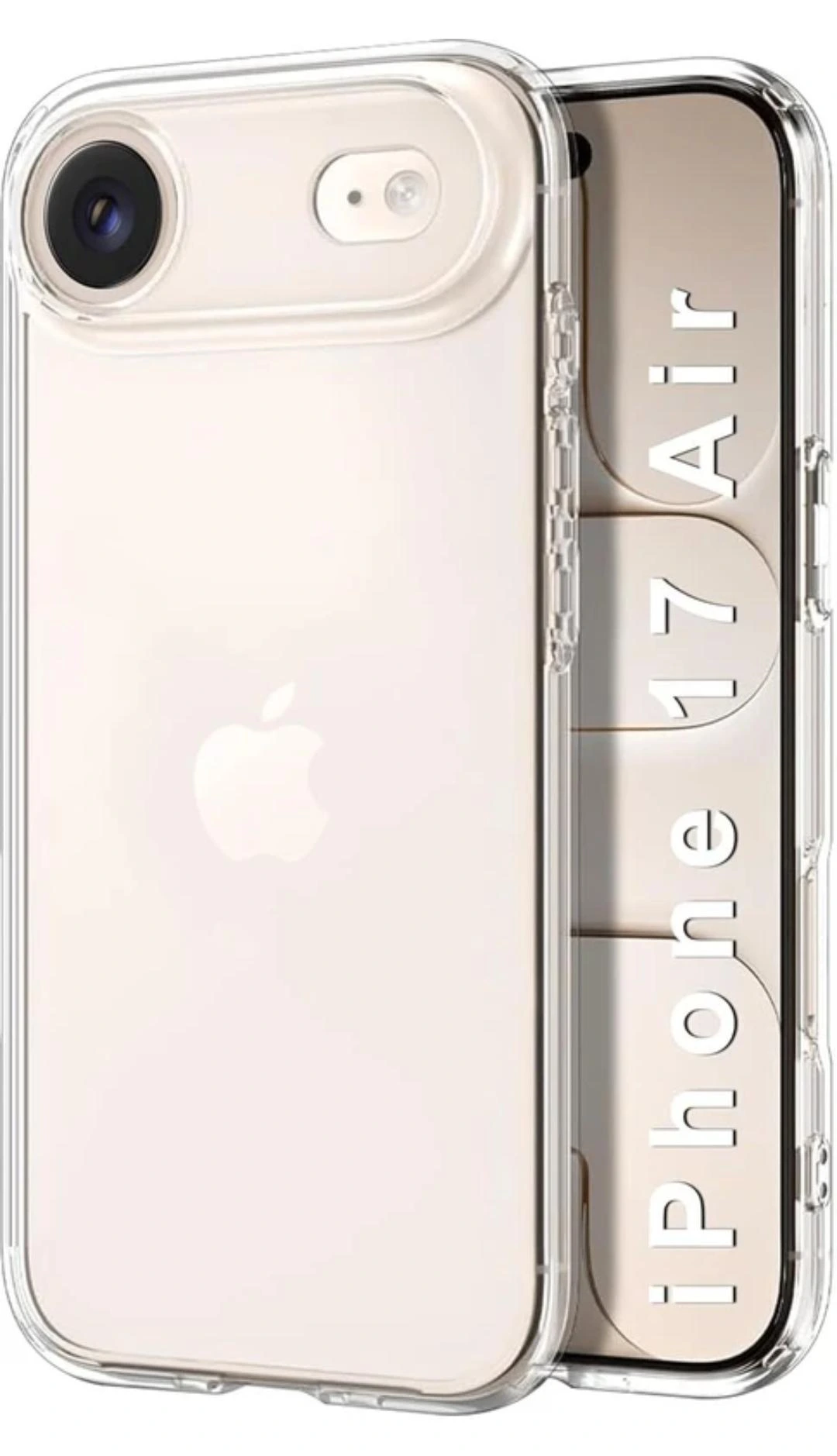 elago for iPhone 17 Air Case, Crystral Clear Case, PC + TPU Hybrid Technology, Ultra Slim, Raised Camera Protection, Durable Scratch-Resistant, Shockproof Protective Cover, 6.6 inch
