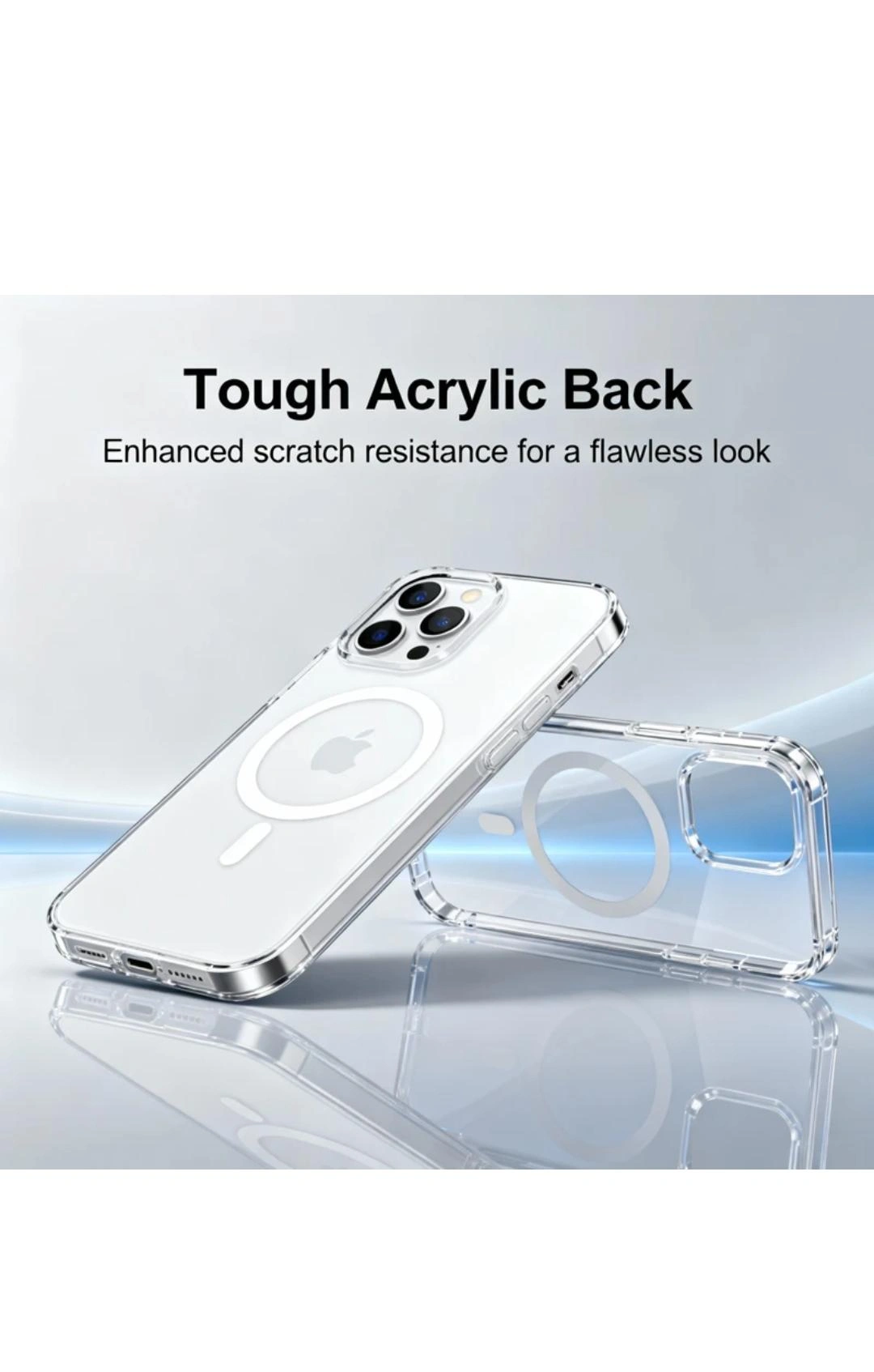 Anti-Yellow Clear Case for iPhone 13 Pro | UV Shield Technology | Zero-Yellowing Formula | MagSafe Compatible | Drop Protection (Polycarbonate | Crystal Clear)