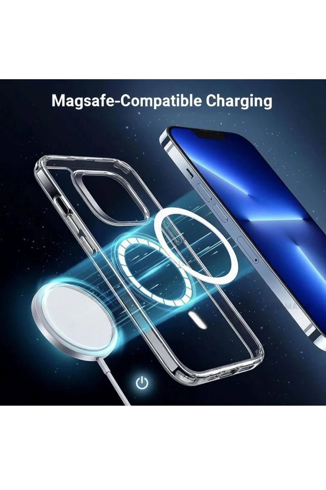 Anti-Yellow Clear Case for iPhone 13 Pro | UV Shield Technology | Zero-Yellowing Formula | MagSafe Compatible | Drop Protection (Polycarbonate | Crystal Clear)