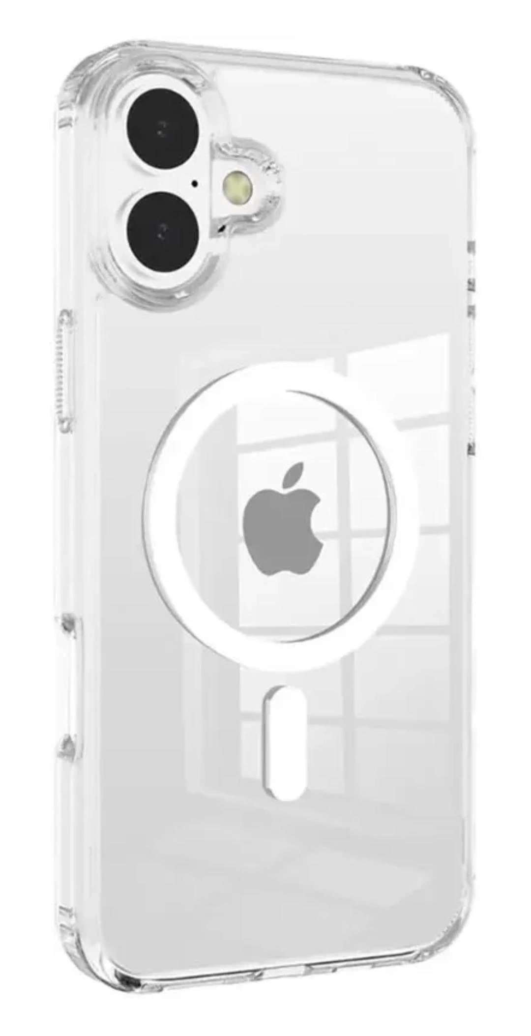 IC Anti Yellow Clear Magnet Case for iPhone 16, Premium Polycarbonate, Ultra Strong Magnets, 360 Drop Protection, Raised Camera Protection, MagSafe Compatible