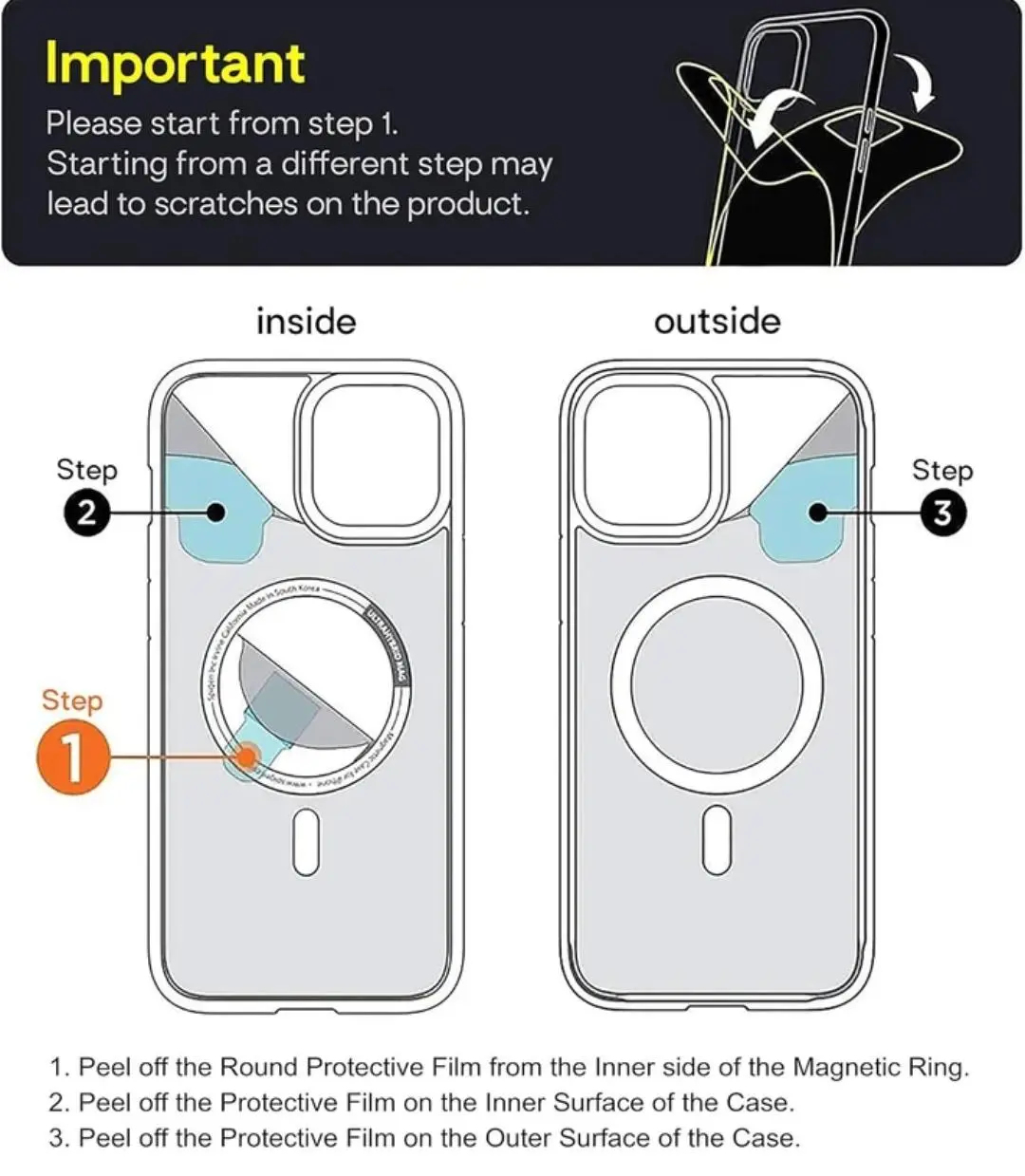 IC Crystal Clear Magnetic Compatible with iPhone 17 Pro Max Case with Anti-Yellow Anti-Scratch | Shockproof Transparent Cover