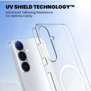 IC Protective Case for Galaxy S26 MagSafe Crystal Hard Case,Anti Yellow Technology TPU Case (Transparent, Thermoplastic Polyurethane,
