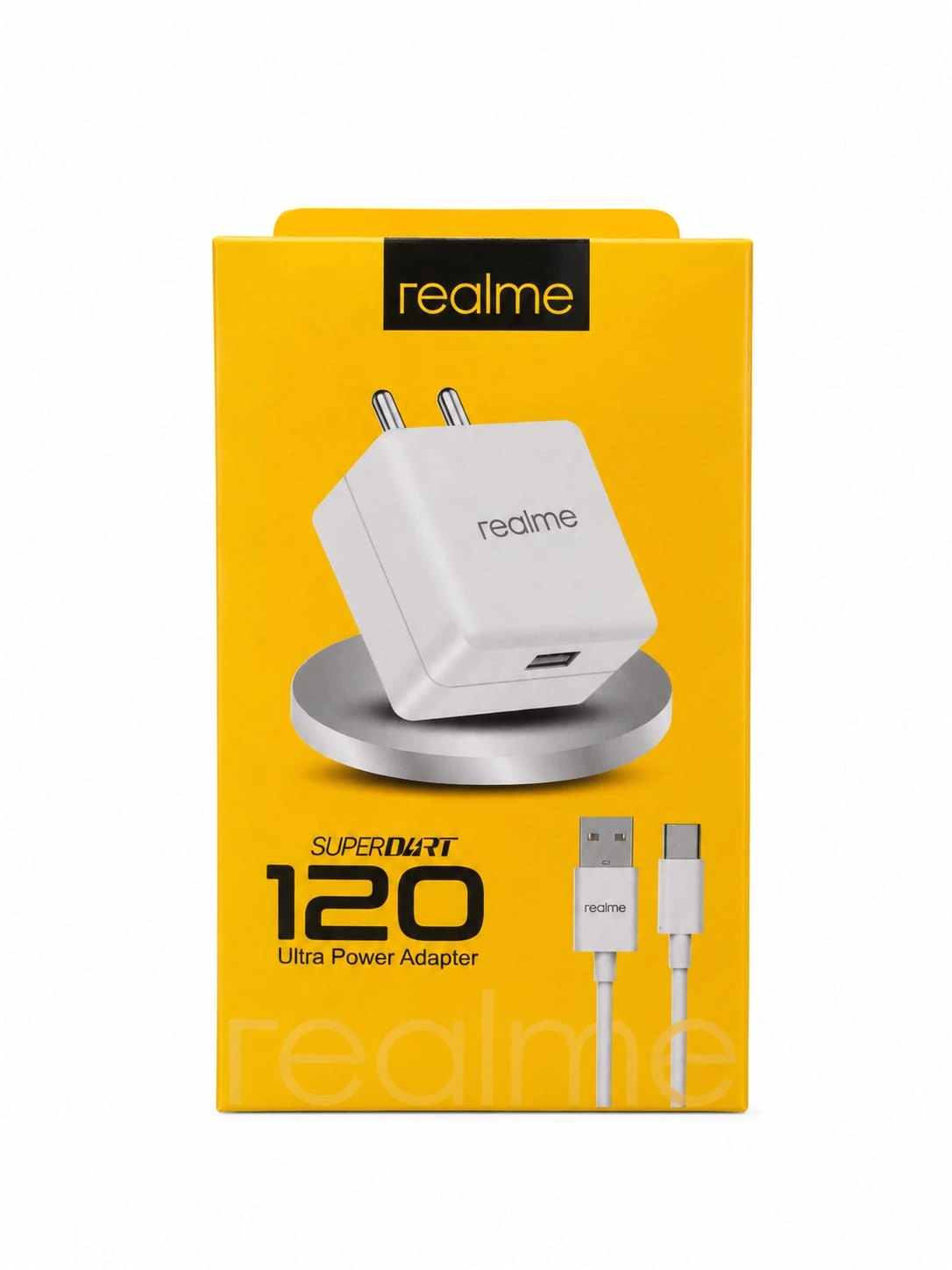 Realme 120W SuperVOOC Power Adapter with Type-C Cable | Ultra-Fast Charging Wall Charger 6 Month Warrenty