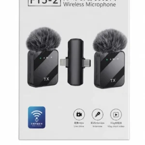 GRENARO Mic for YouTube Wireless, 3-Level Adjustable Noise Reduction Mic Wireless,S12 Wireless Microphone for Youtubers with LED Indicator Light (Dual Channel Type-C Port Version)
