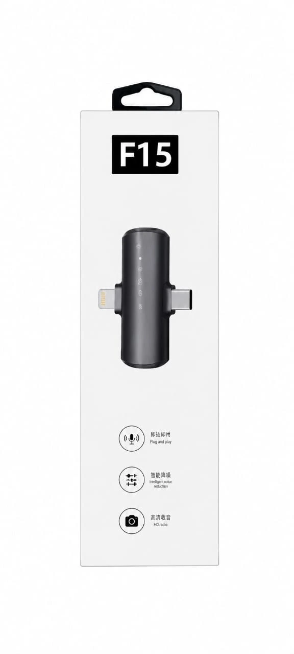 GRENARO Mic for YouTube Wireless, 3-Level Adjustable Noise Reduction Mic Wireless,S12 Wireless Microphone for Youtubers with LED Indicator Light (Dual Channel Type-C Port Version)