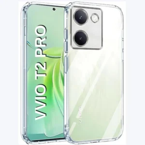 Vivo T2 Pro 5G (Transparent, Shock Proof, Silicon