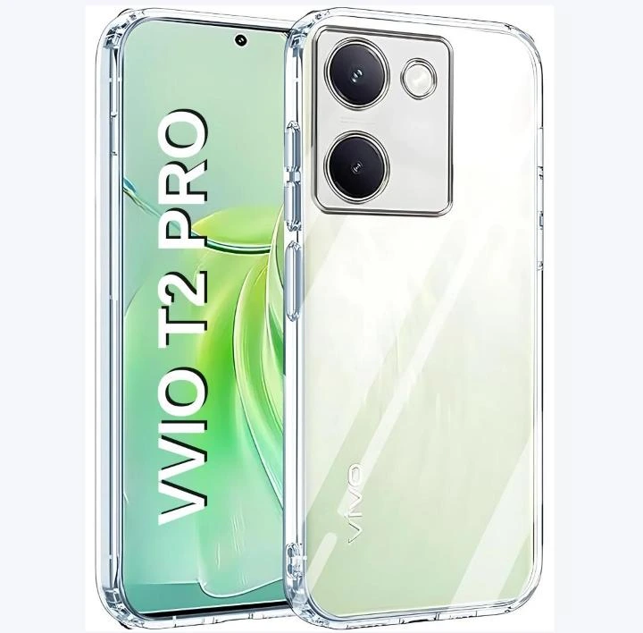 Vivo T2 Pro 5G (Transparent, Shock Proof, Silicon
