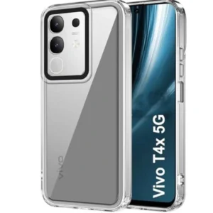 Vivo T4X 5G | PREMIUM QUALITY | CRYSTAL CLEAR | CAMERA BUMPER | (Transparent, Camera Bump Protector,
