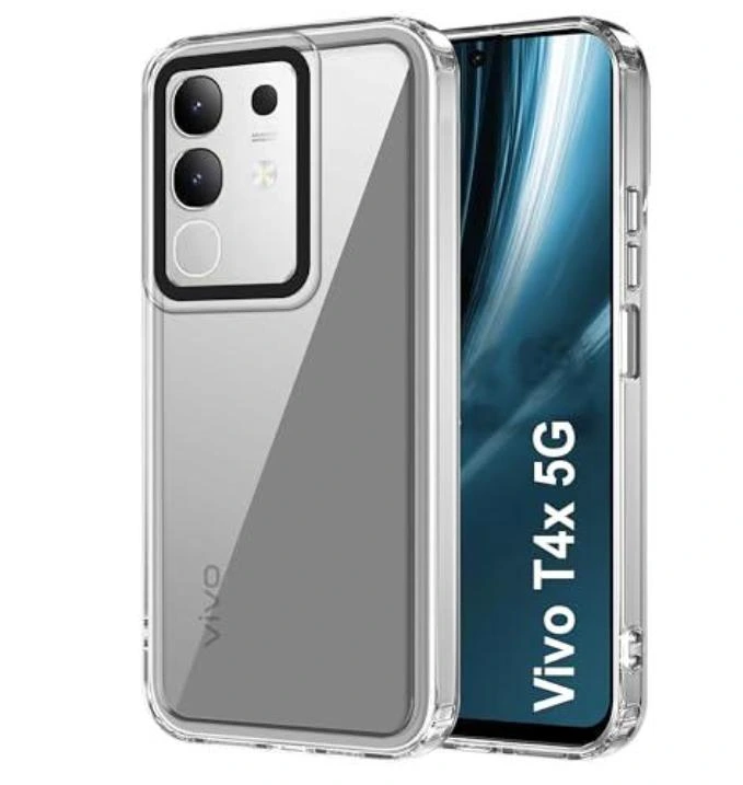 Vivo T4X 5G | PREMIUM QUALITY | CRYSTAL CLEAR | CAMERA BUMPER | (Transparent, Camera Bump Protector,