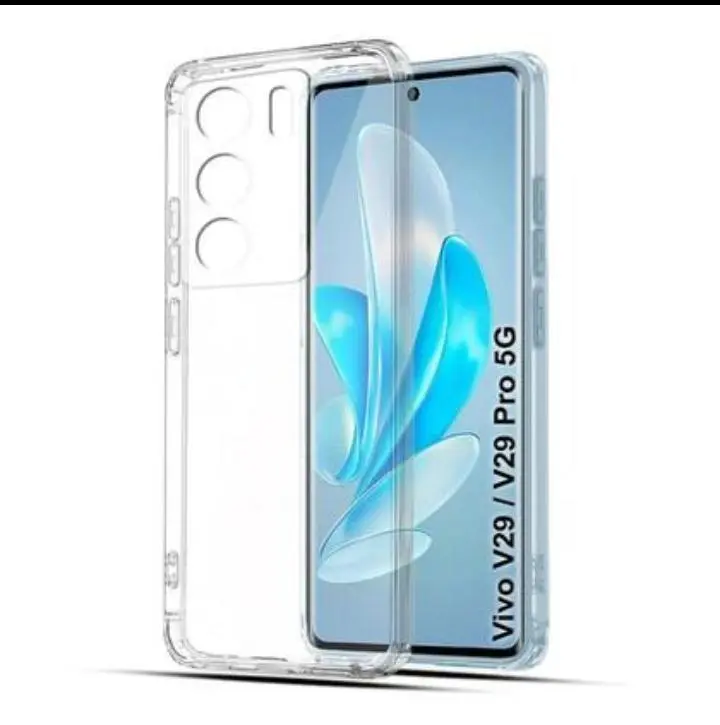 Compatabile for Vivo V29 Back Case Transparent