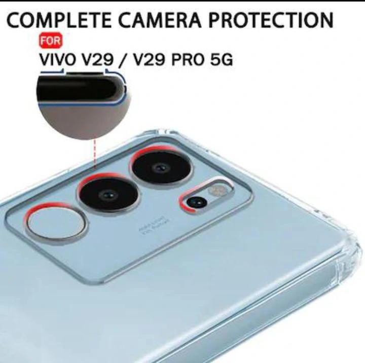 Compatabile for Vivo V29 Back Case Transparent