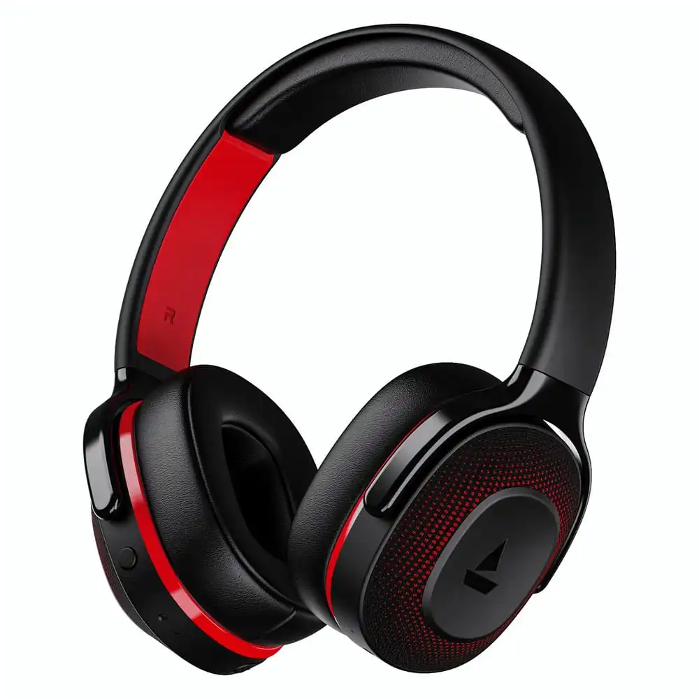 Boat Rockerz 413, 60H Battery, 40Mm Drivers, Dual Pair,ENx Tech, Low Latency, Stream Ad Free Music via App Support, Bluetooth Headphones, Wireless Over Ear Headphone with Mic