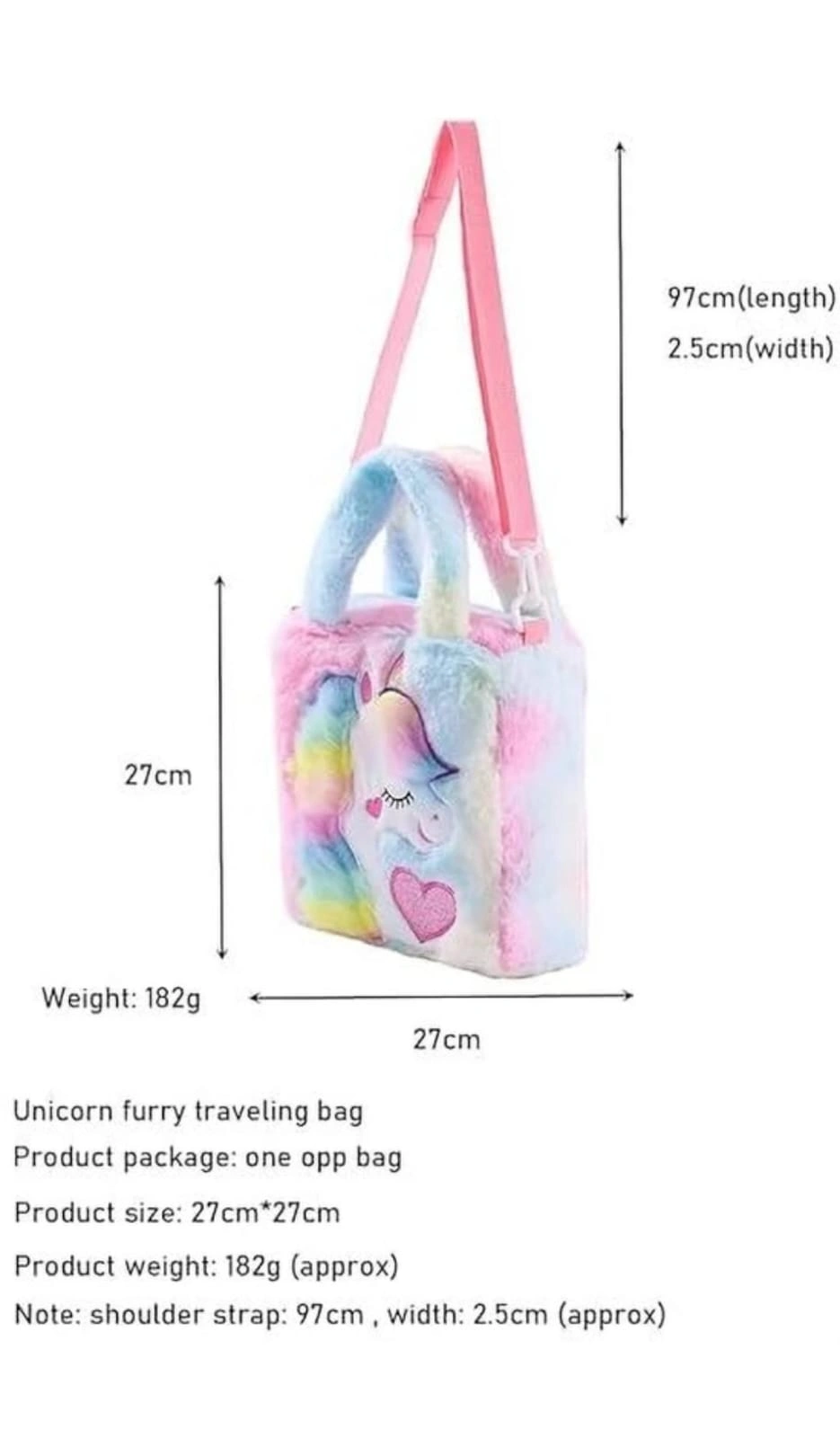 Unicorn Toddler Tote Bag.