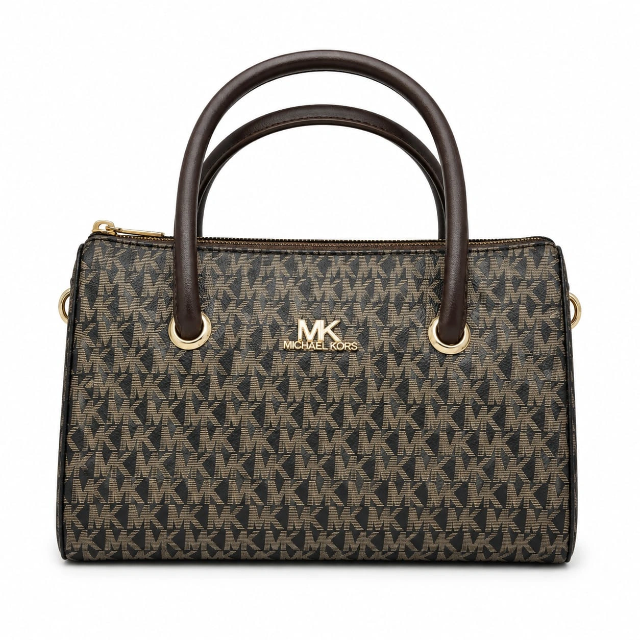 women's handbag with a stylish monogram design for a fashionable everyday look.