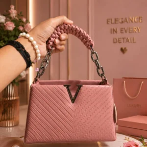 Premium quality women’s handbag with elegant quilted design with 3 smart colour,