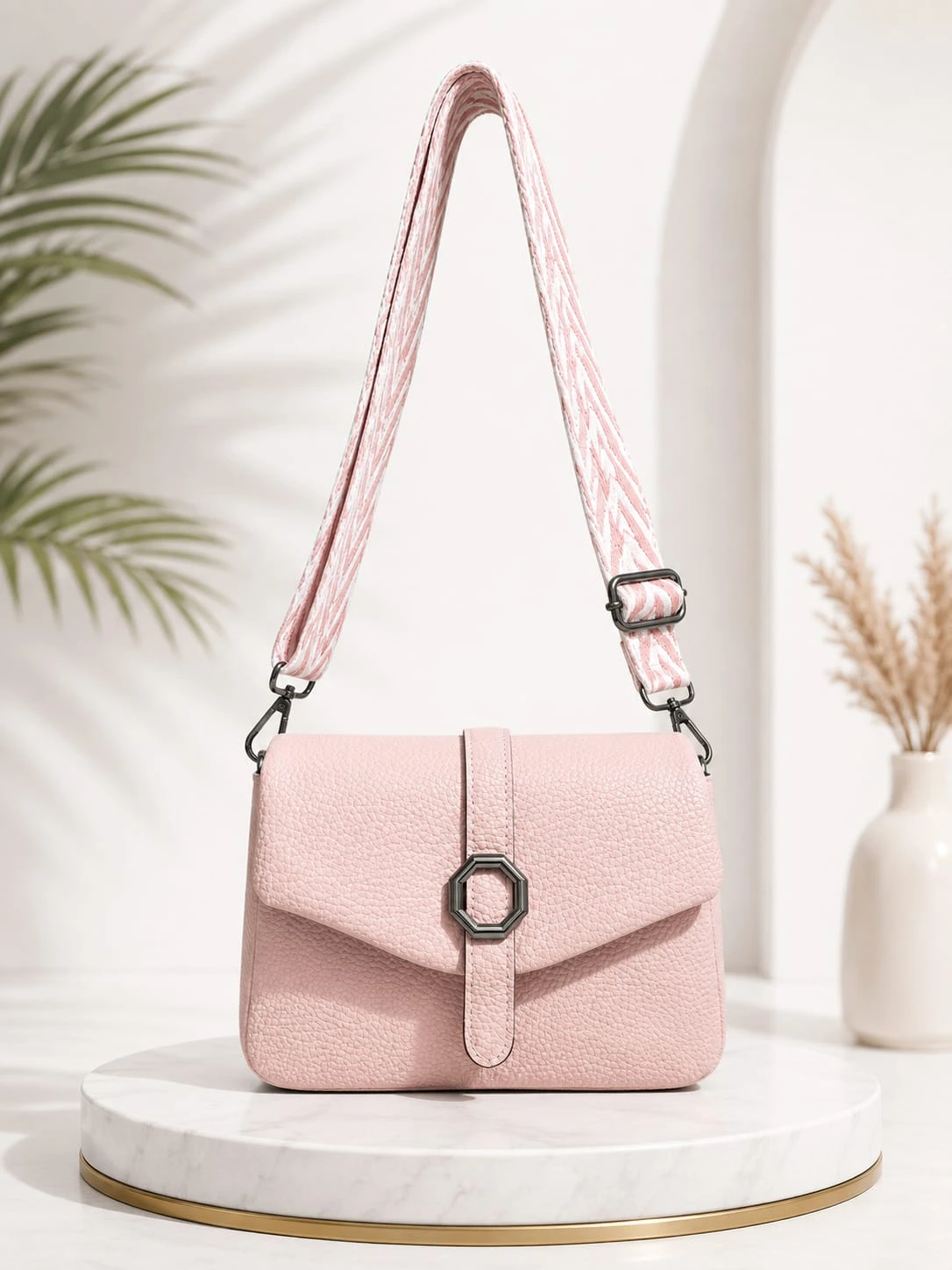 Premium Designer Crossbody Sling Bag with Elegant Monogram Print.