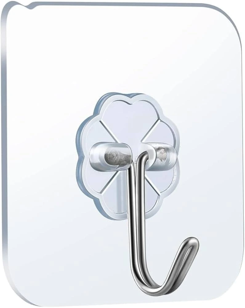 Wall Hooks for Hanging | Material: PVC Plastic | Mounting Type: Wall Mount Hook